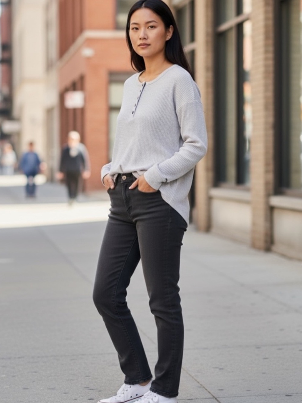 Ninexis Waffle Henley